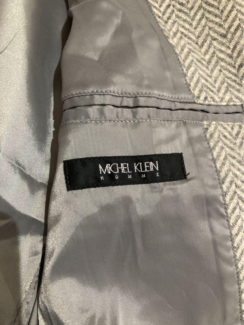 MICHEL KLEIN HOMME ヘリンボーンショートジャケット