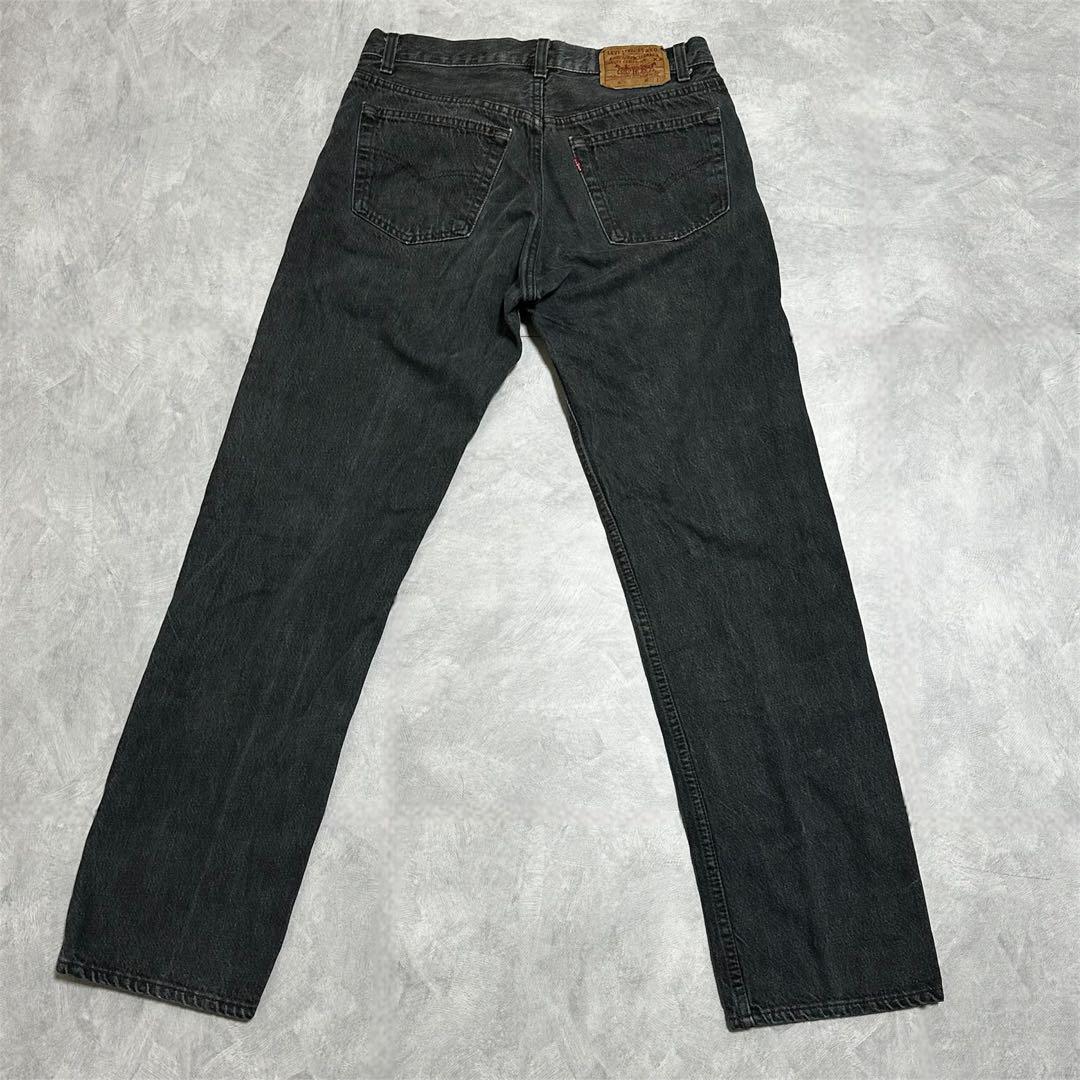 Levi's 90's 501 先染めブラックデニム USA製 32×32