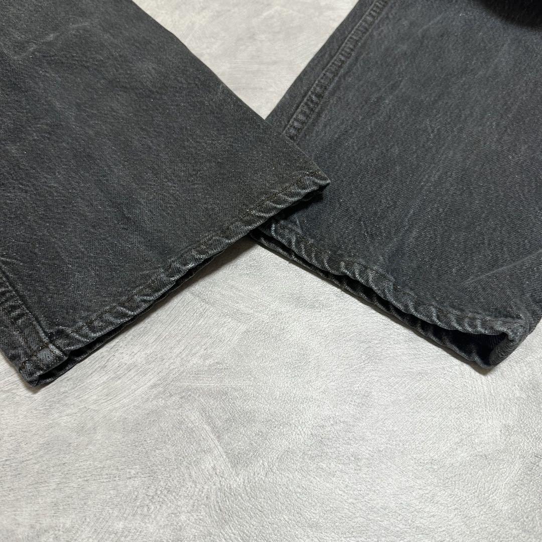 Levi's 90's 501 先染めブラックデニム USA製 32×32