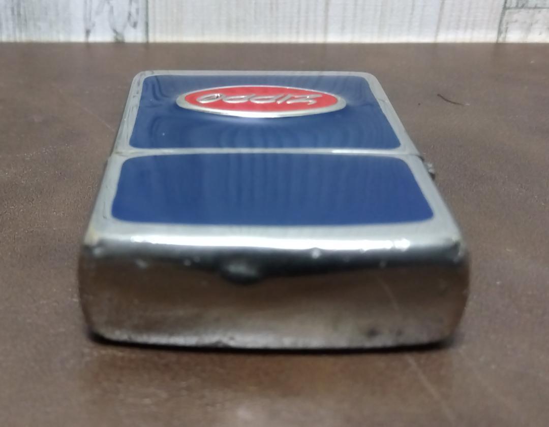 『エナメル七宝』 90's ＜ZIPPO ロゴメタル／イタリック刻印＞