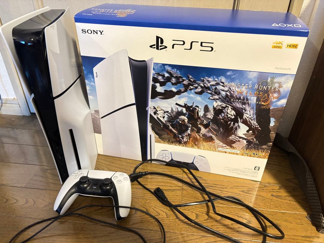 PS5 Slimモデル モンスターハンターワイルズ 同梱版 本体のみPlayStation5