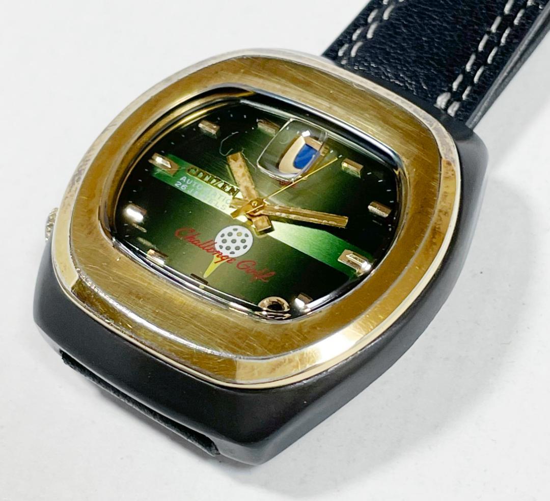 OH済 73年限定 シチズン【CITIZEN】チャレンジゴルフ 自動巻き