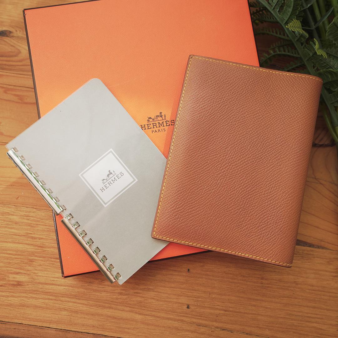未使用品【HERMES】エルメス手帳×バイカラー