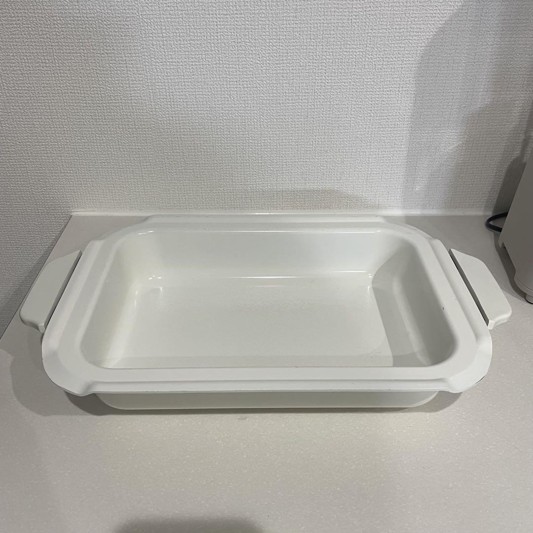 ブルーノ　コンパクトグリルホットプレート　グレージュ　鍋付き