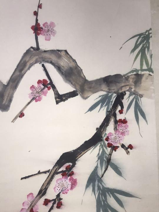 愛新覚羅皇族画家肉筆真筆 愛新覚羅毓宜 作 梅竹双清図 - メルカリ 愛新覚羅皇族画家肉筆真筆 愛新覚羅毓宜 作 梅竹双清図 - メルカリ