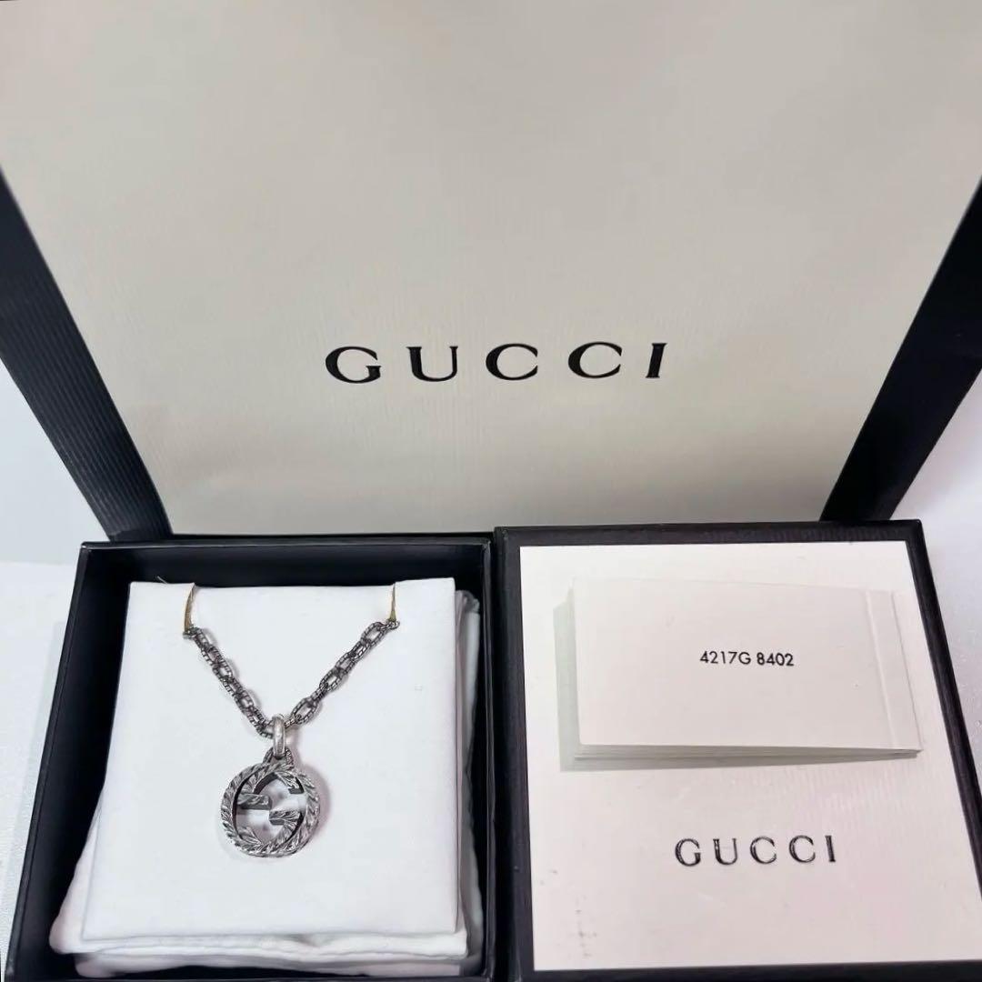 GUCCI アイコンネックレス インターロッキングG