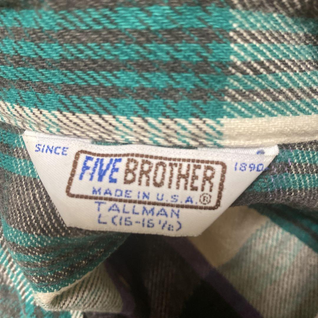 トップス 80s FIVEBROTHER made in USA