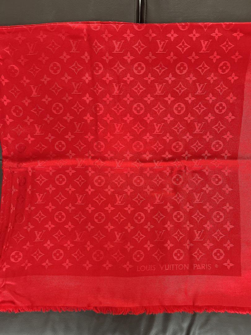 LOUIS VUITTON 赤 モノグラム ストール 楽天市場】LOUIS VUITTON ルイ ヴィトン ショール モノグラム