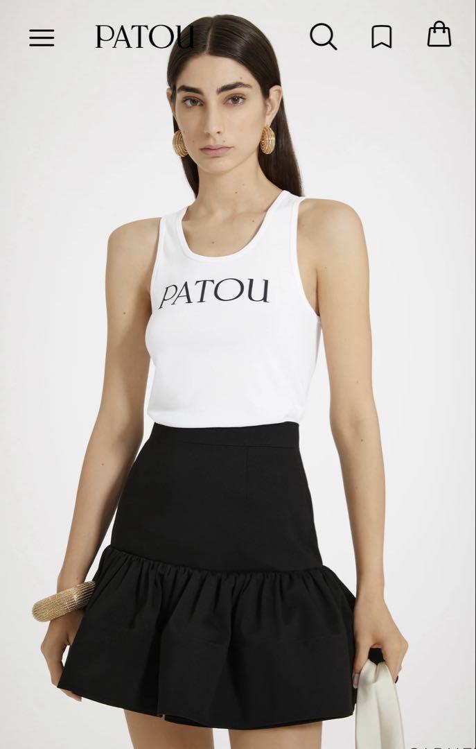 【PATOU】コットンミニスカート Patou | オーガニックコットン プリーツ ミニスカート