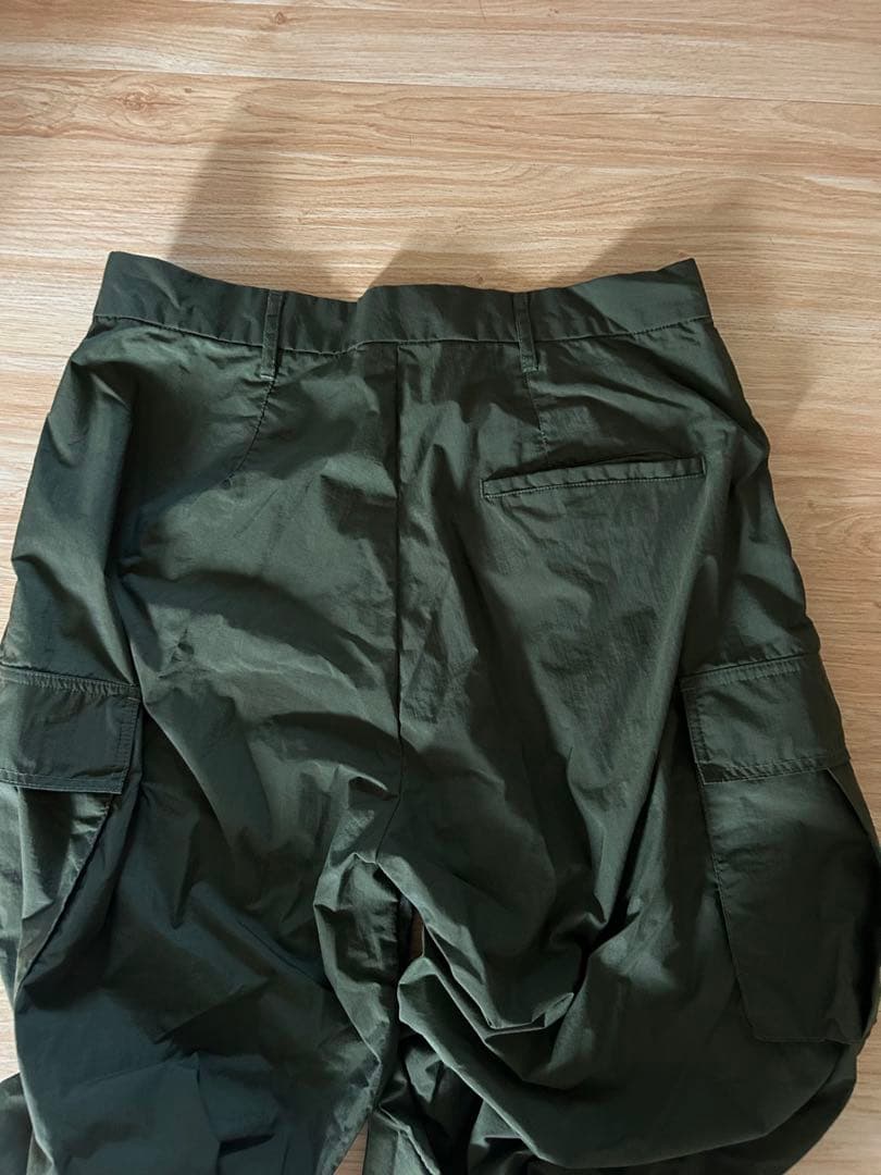 TIGRE BROCANTE ナイロン カーゴパンツ・オリーブM