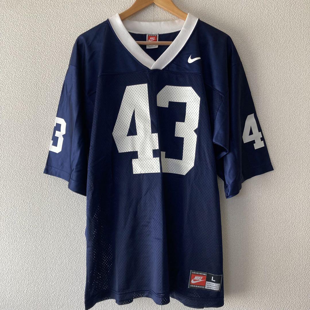 nike ナイキ 90's アメリカ製 アメフトユニフォーム アメフトジャージ 90s USA製 NIKE PSU アメフト ゲームシャツ - メルカリ