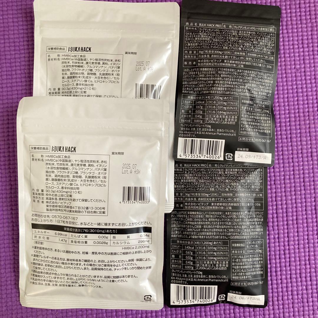 トップ BULKHACK(バルクハック) 4袋 その他 - institutobrasildigital