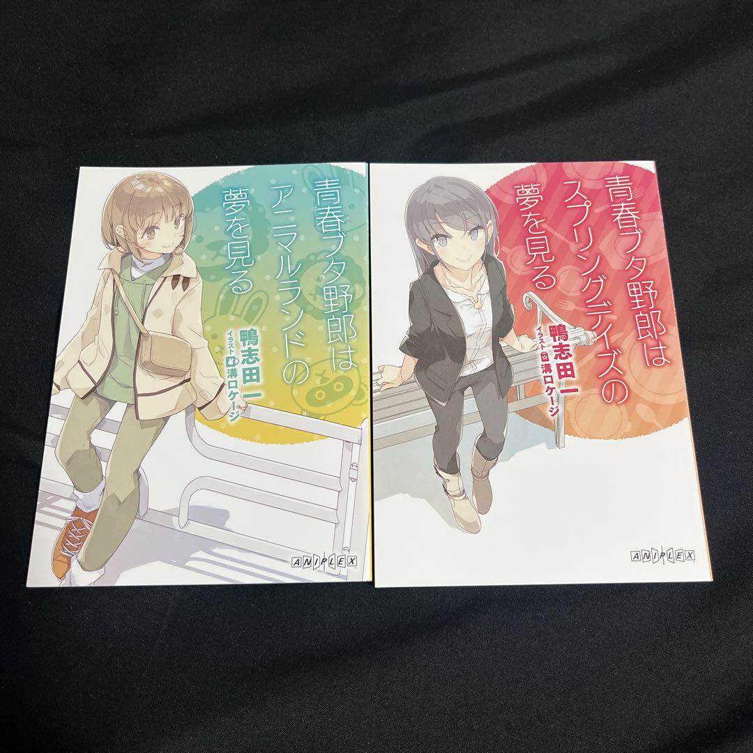 青ブタ 映画パンフレット豪華版2点+特典小説1冊計3点セット 青ブタ 映画特典小説セット - メルカリ
