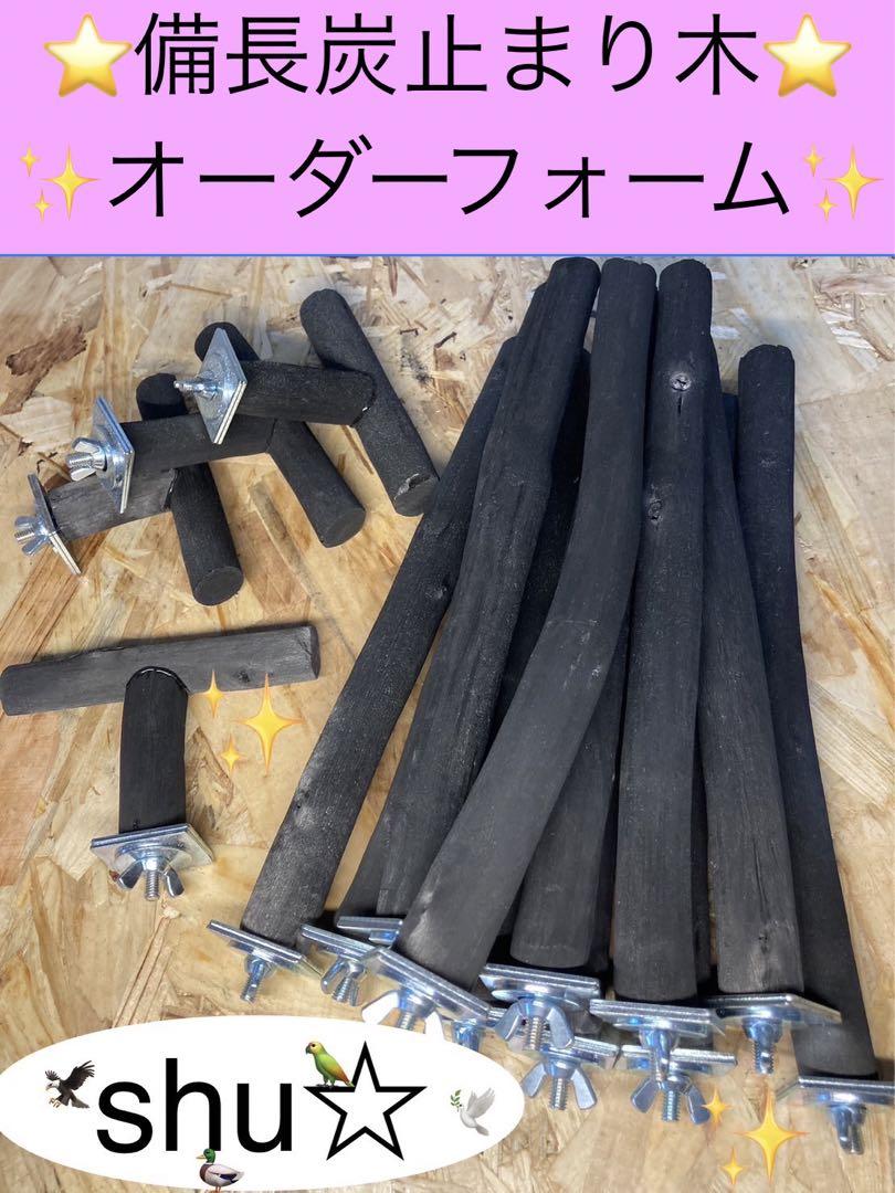 備長炭止まり木⭐️パーチ⭐️止まり木⭐️専用です♪( ^ω^ )✨ 備長炭止まり木⭐️止まり木⭐️パーチ⭐️専用です⭐️ （小鳥