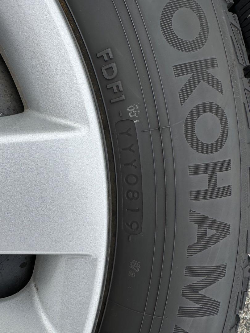 ホンダ純正16インチ鉄ホイール215/60R16スタッドレスタイヤ付き４本SET