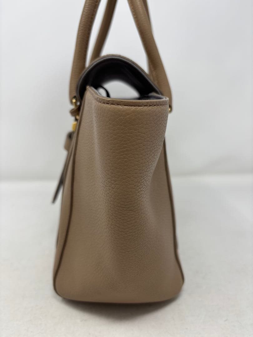 A396 ADMJ トートバッグ 子牛革 モーツァルト フラップ ハンドバッグ