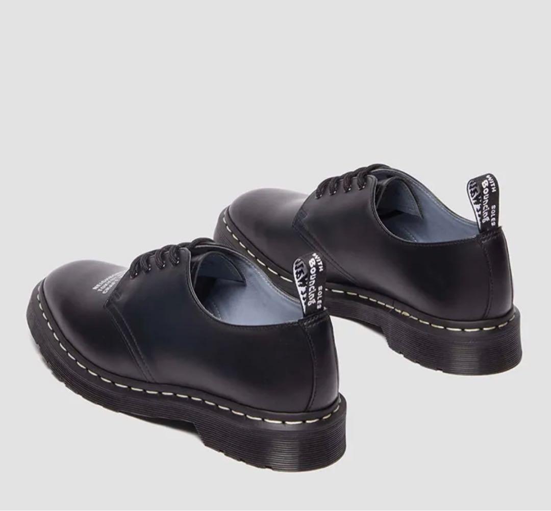 Dr. Martens x Neighborhood Mens Smiths Black Smooth Shoes