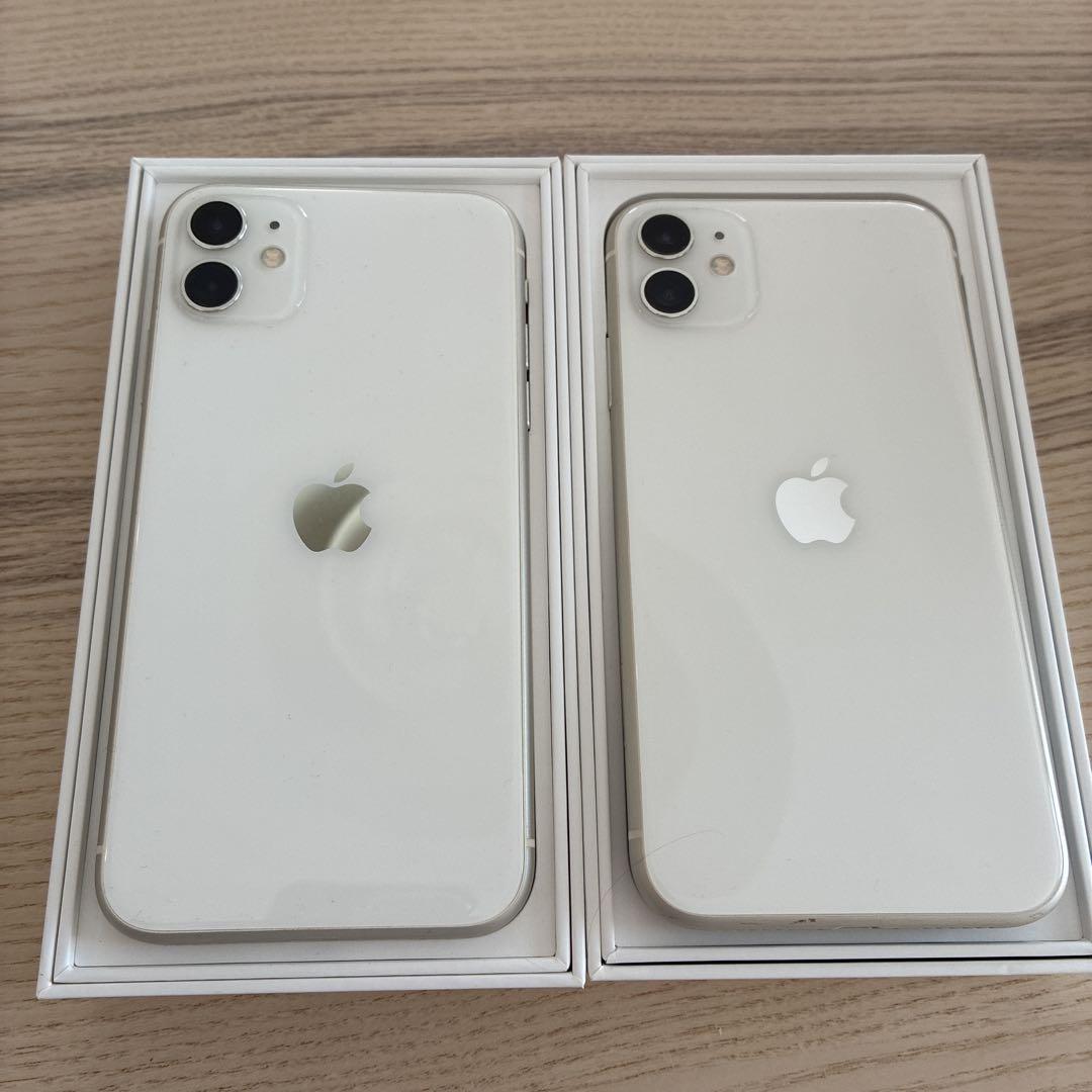 Apple iPhone 11 ホワイト 2台セット Apple iPhone 11 ホワイト 2台セット