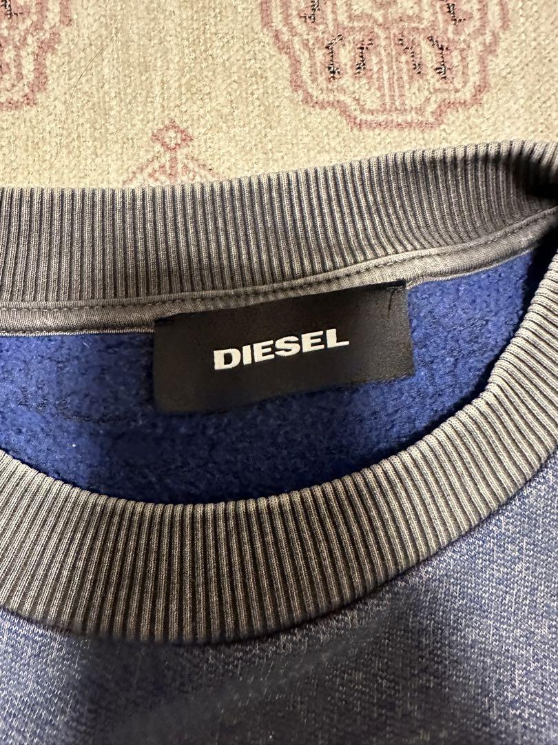 スウェット【DIESEL】関税送料込み 刺繍ロゴ スリット入り 単色 オンラインファッション - DIESEL スウェット