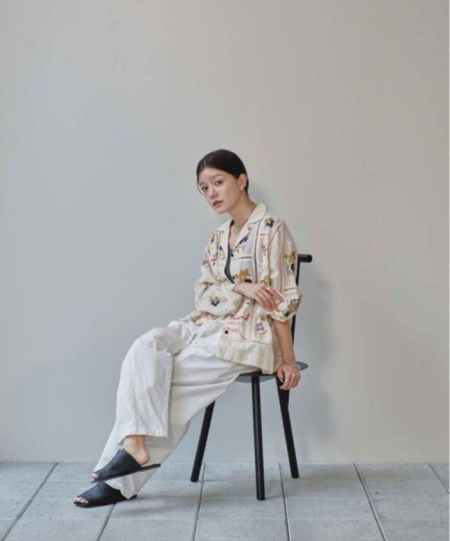 新品 todayful Embroidery Patchwork Shirts