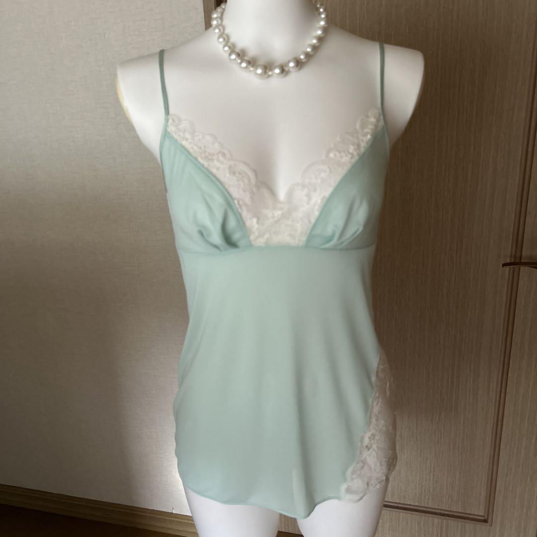 ◇PARFAGE パルファージュ キャミソール 水彩画 ブルー80◇