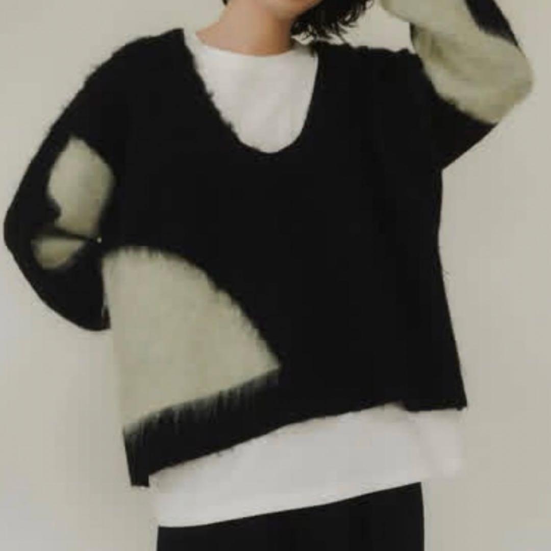 【knuthmarf】uneck knit pullover 【knuthmarf】uneck knit pullover