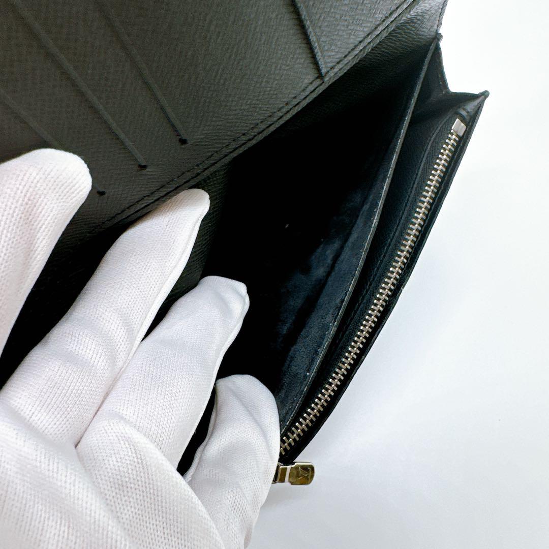 ルイヴィトン M30501 タイガ ポルトフォイユ・ブラザ 長財布 ブラック