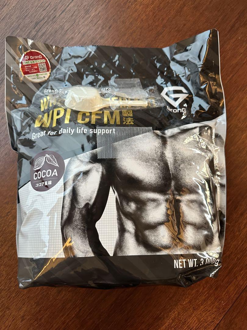 GRONG WPI ホエイプロテイン 3kg ココア味