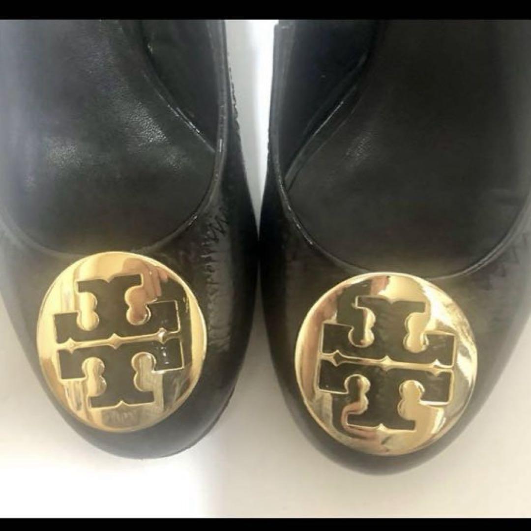 Tory Burch ブラックパンプス 7M