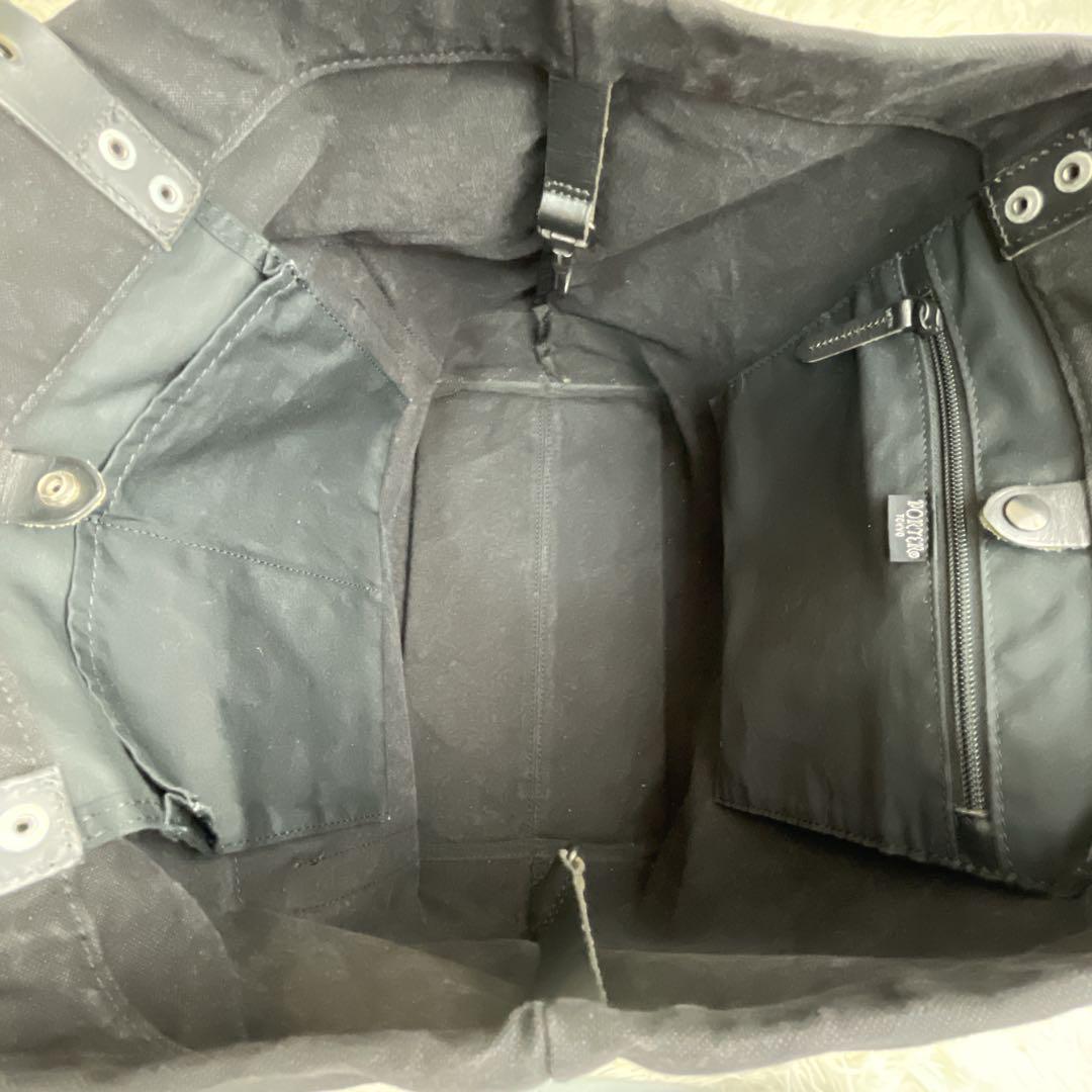 良品✨PORTER トートバッグ ブリッジ ビジネス キャンバス ブラック