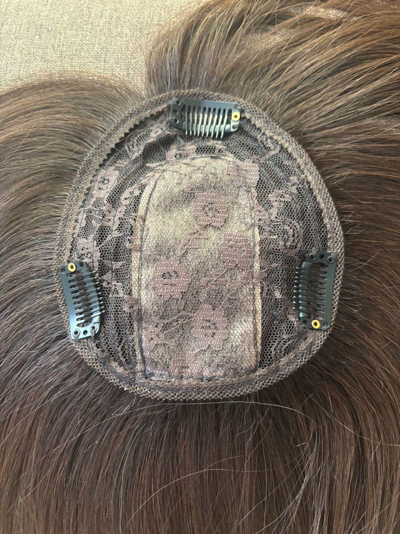 人毛100%ショートウィッグ　人毛部分ウィッグ　人毛ヘアピース