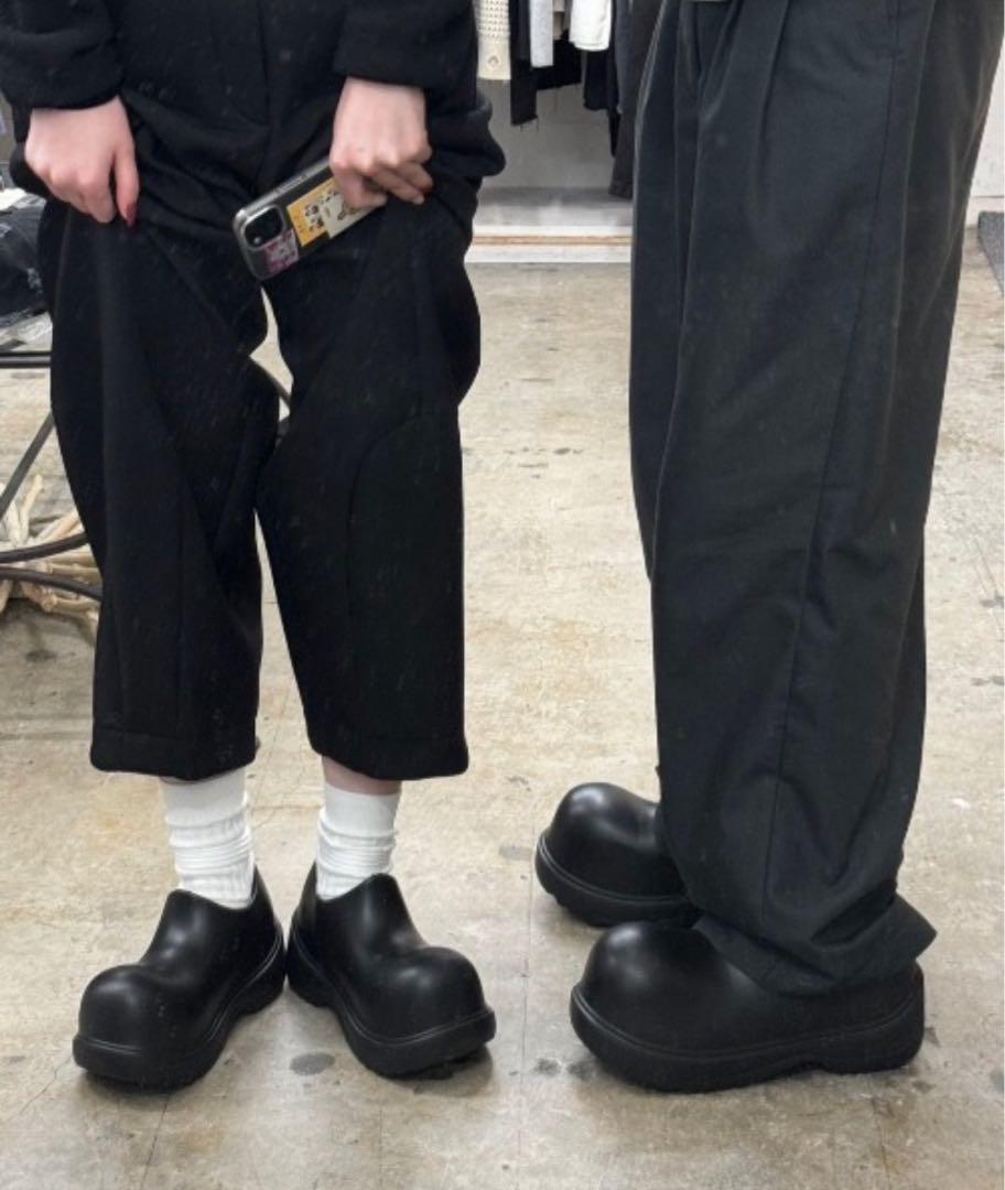 靴 Chikashitsu+ volume sole clog shoes