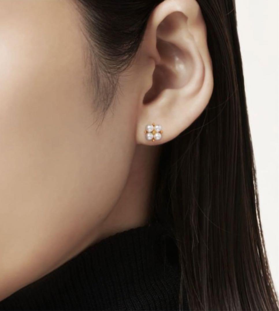 【現行品・美品】ミキモト パール ベビーパール ピアス パールピアス k18YG 現行品・美品】ミキモト パール ベビーパール ピアス パール