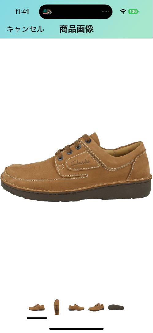 CLARKS クラークスレザーシューズ