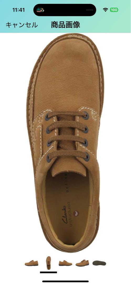CLARKS クラークスレザーシューズ