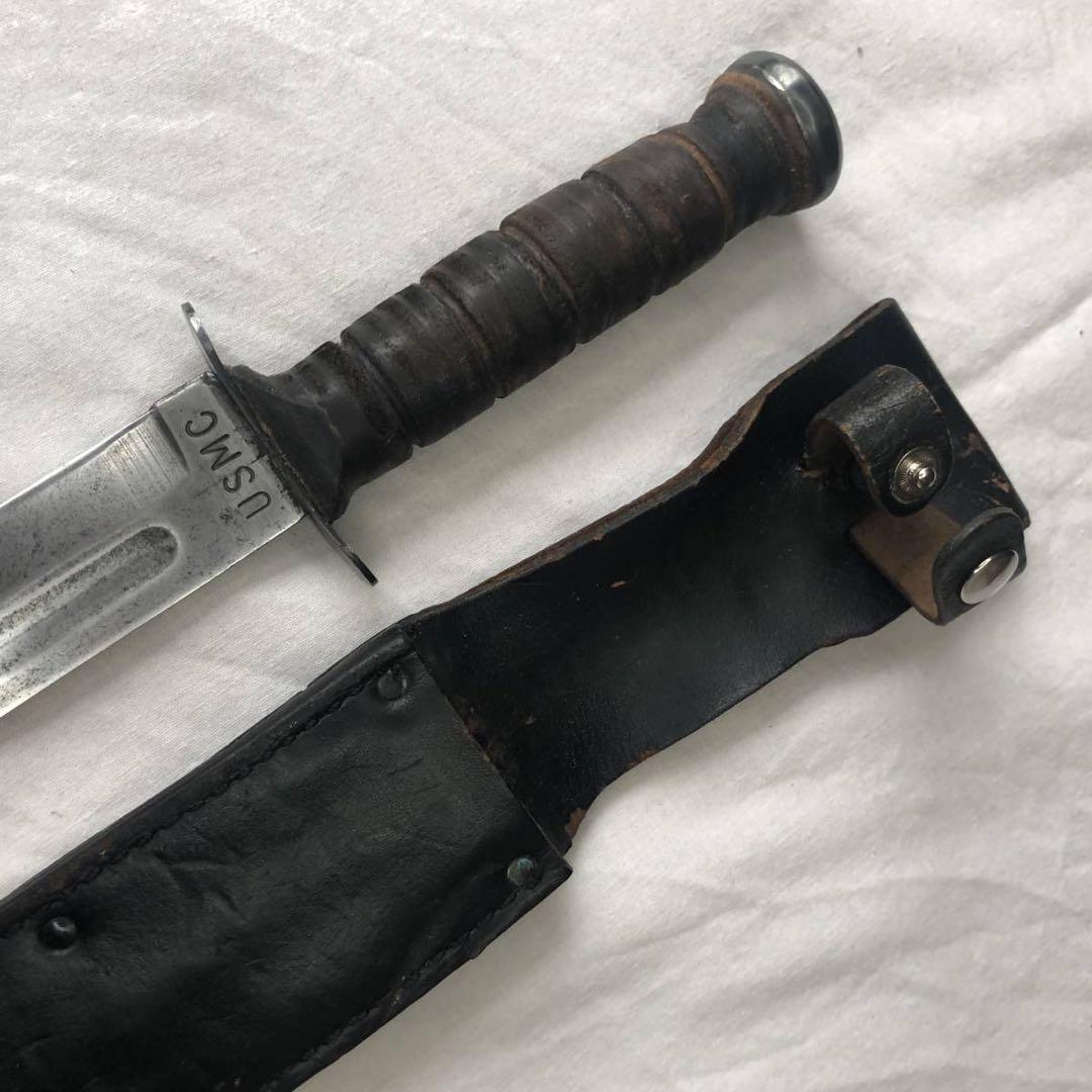 当時物！ベトナム戦争 KA-BAR ケーバー USMC海兵隊 サバイバル