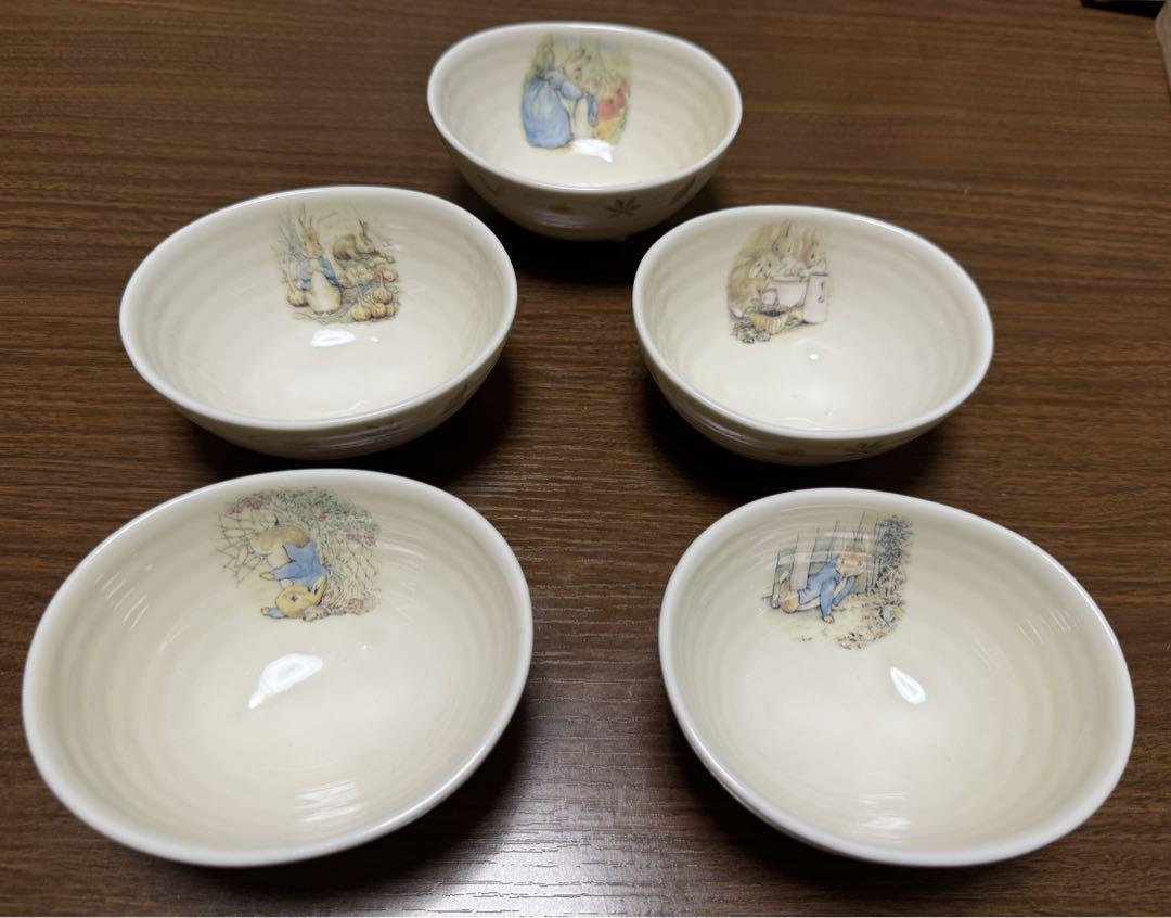 PETER RABBIT たまご鉢揃5客木箱入り