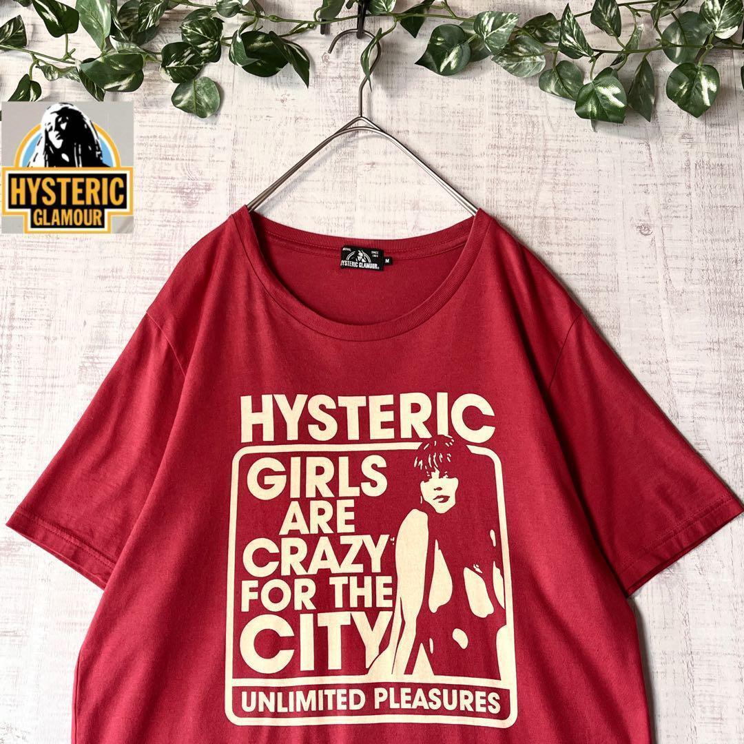 HYSTERIC GLAMOURヒステリックグラマー 半袖T ヒスガール 赤 M