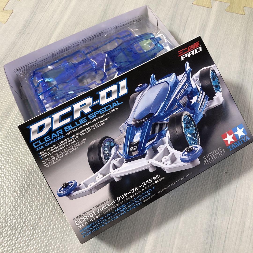 【大注目】 タミヤ ミニ四駆 デクロスDCR-01 クリアーブルースペシャル 自動車