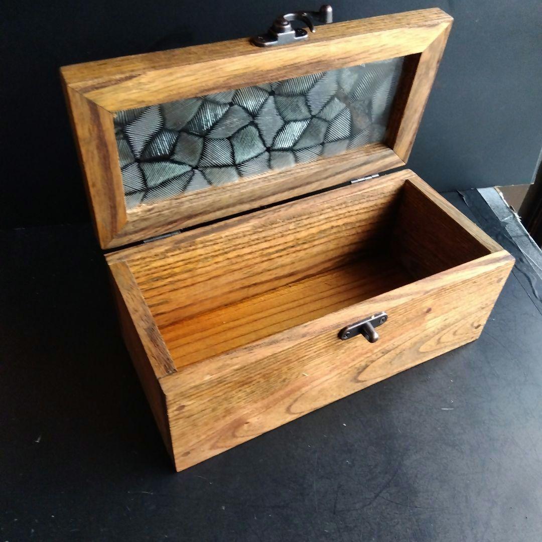 mini、昭和型板ガラス、小物入れ、 ジェリーBox
