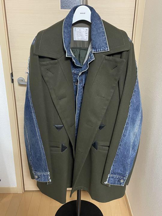 窪塚洋介さん着用 サイズ2 sacai ドッキング デニムPコート
