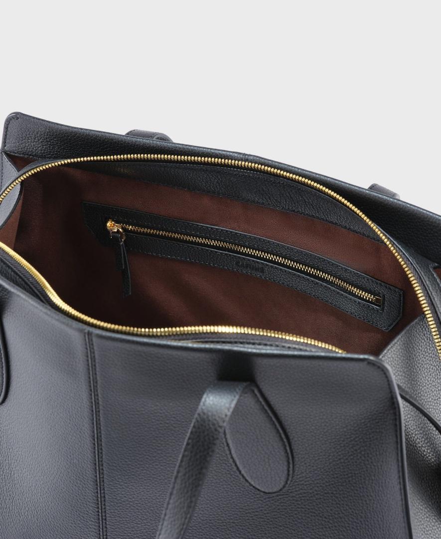 CAFUNE Day Tote - Black　保存袋付　　￥112,900