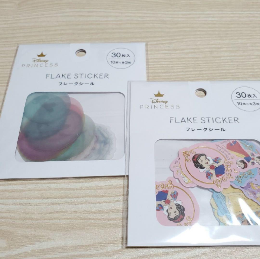 ディズニープリンセス フレークシール 30枚入