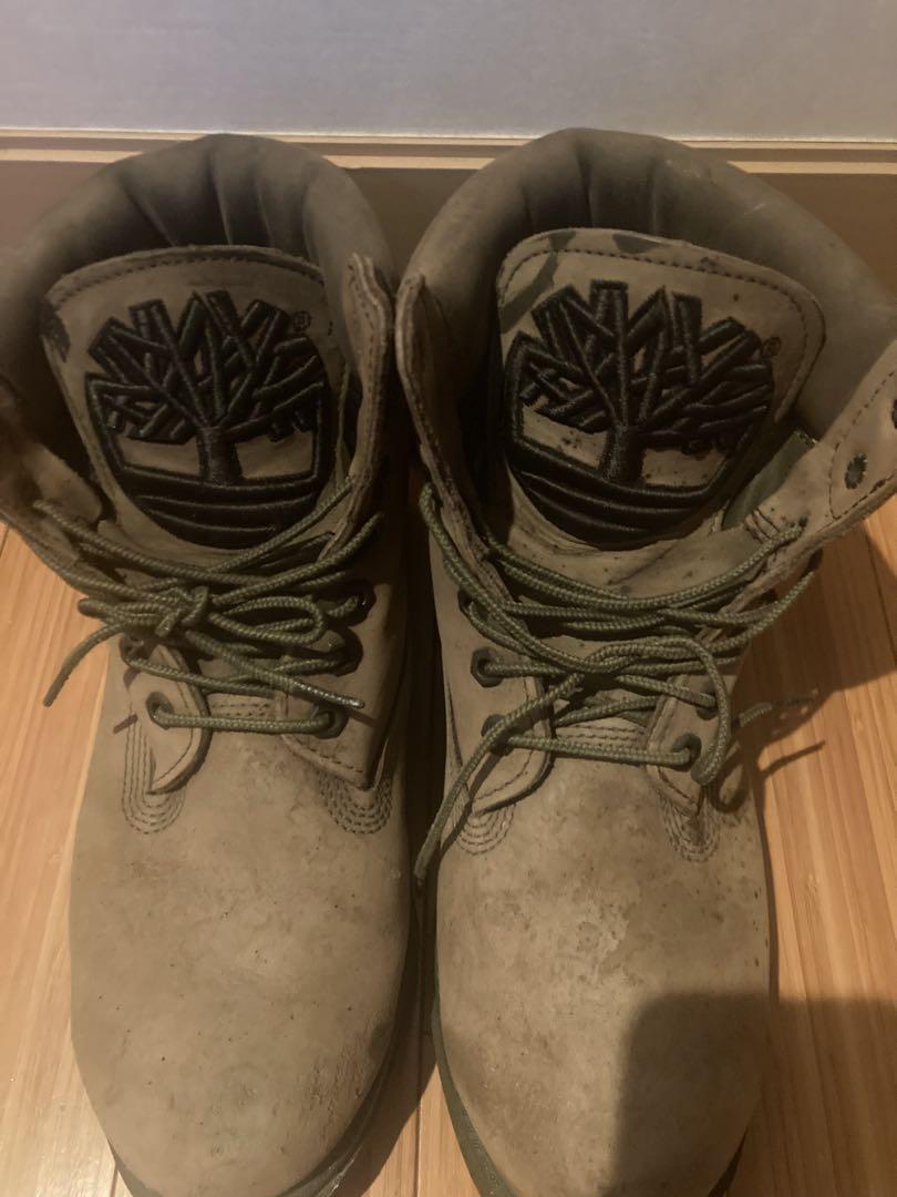 Timberland ワークブーツ グリーン1973年設立