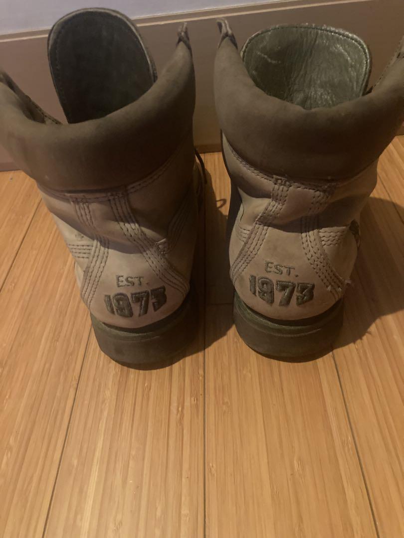 Timberland ワークブーツ グリーン1973年設立