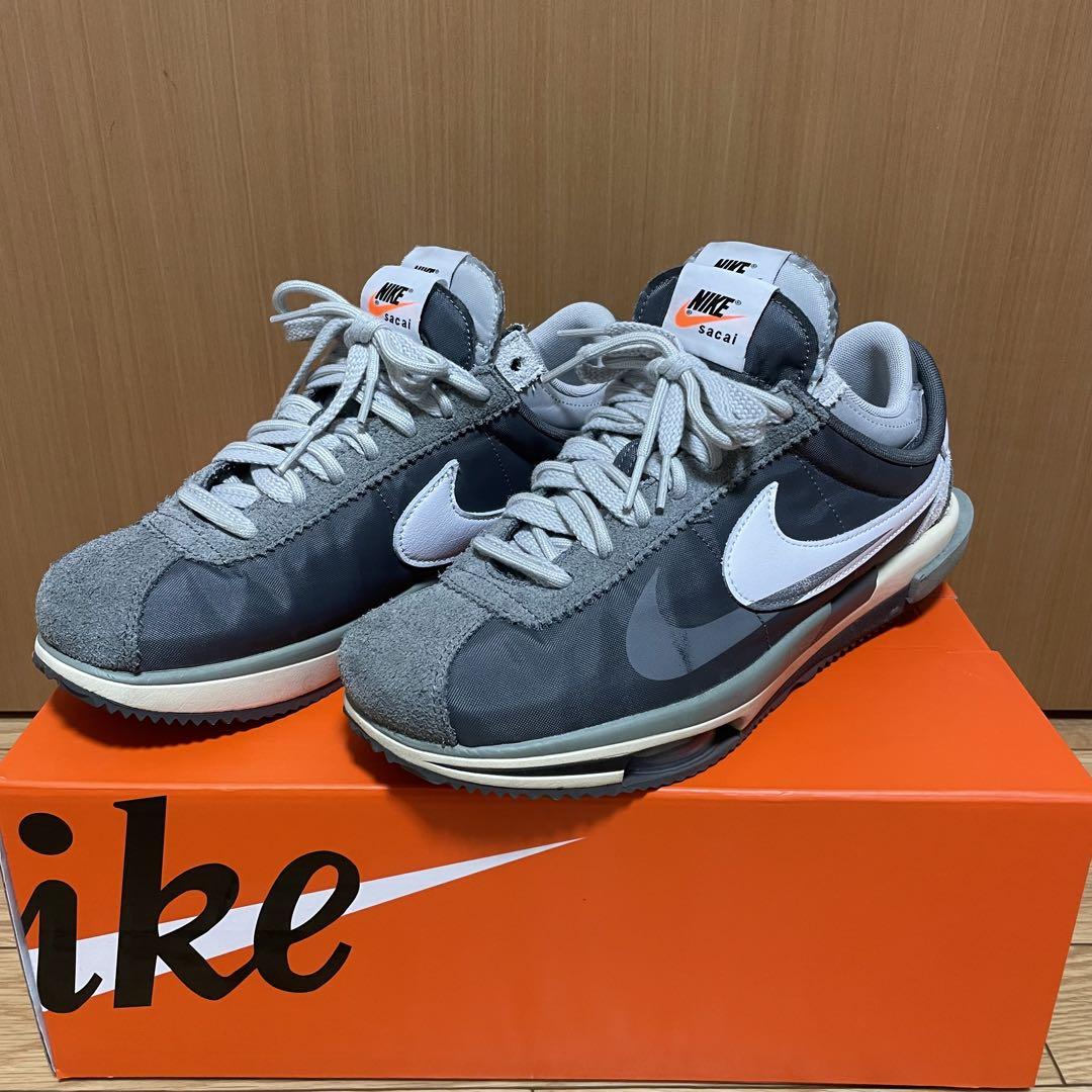 sacai × Nike Zoom Cortez Iron Grey