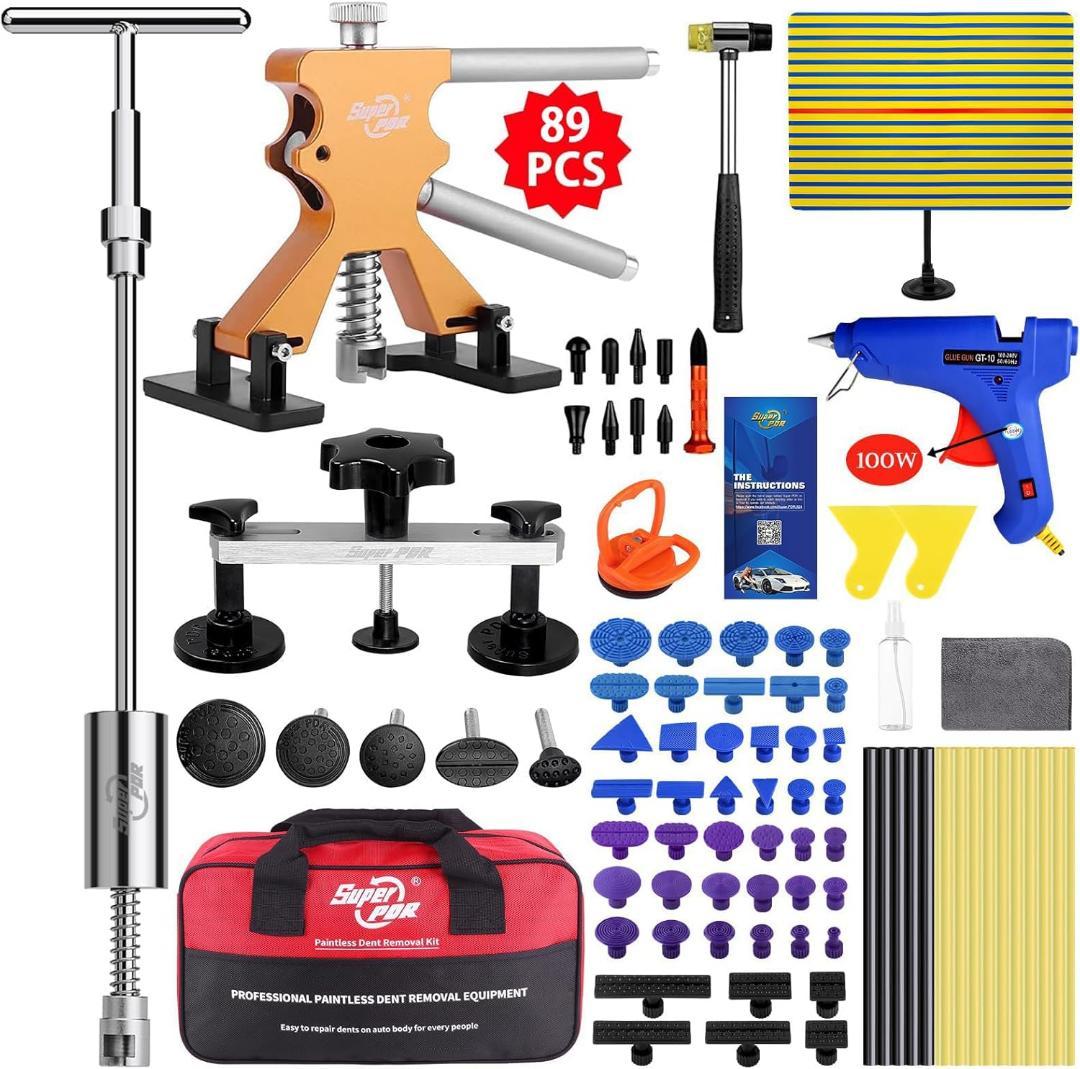 Super PDR デントリペアツール 89PCS デントリペア 工具 車の凹み