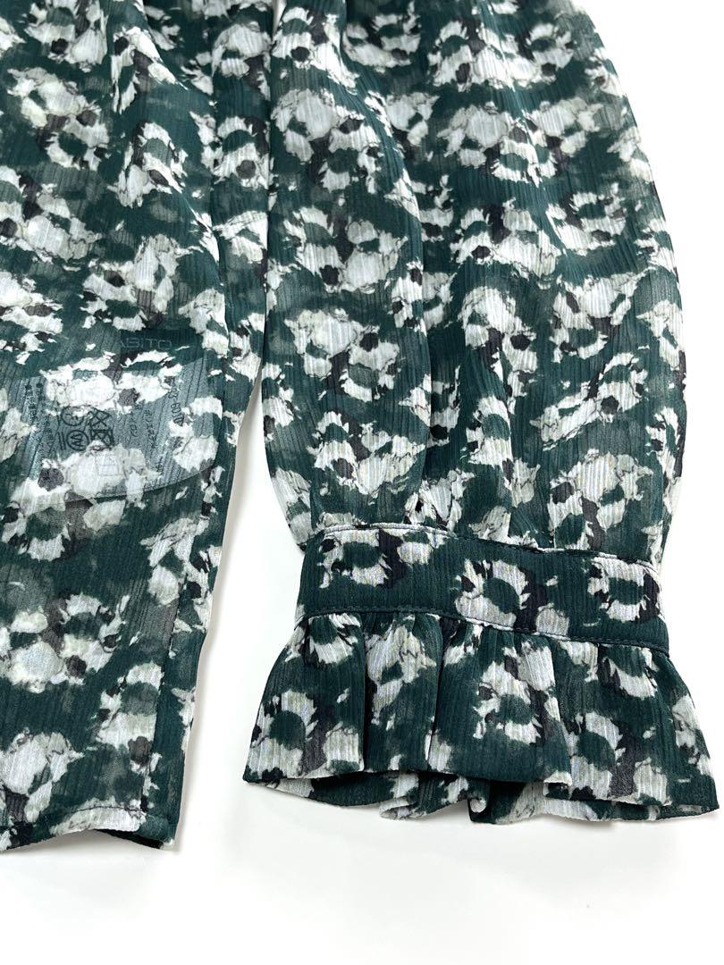 新品・55,☆モラビトスペル/ボウタイ付きブラウス ◎手洗い可