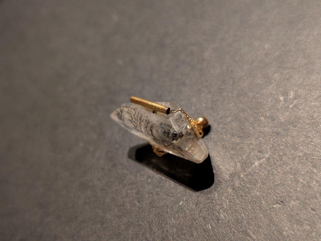 MONAKA Jewellery　モナカ　パイプピアス　デンドリティッククォーツ