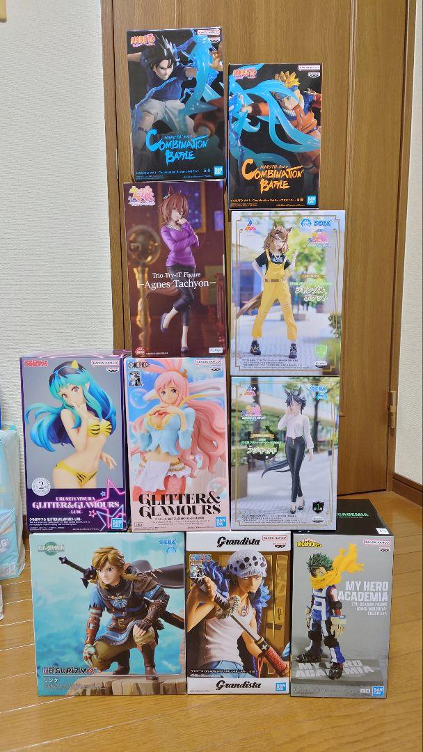 新品未開封　最新含むプライズフィギュアセット　ワンピース　ゼルダの伝説　ヒロアカ
